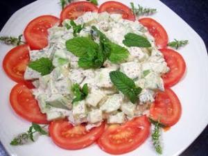 Salade de concombre à la menthe