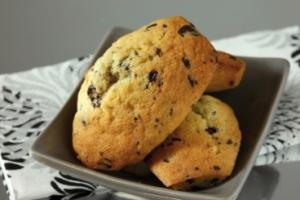 Madeleines aux pepites de chocolats