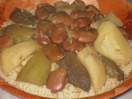 Couscous aux aubergines