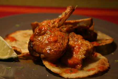 Côtelettes d'agneau la chakchouka