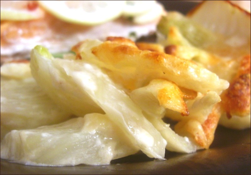 Gratin de Fenouil à la dinde
