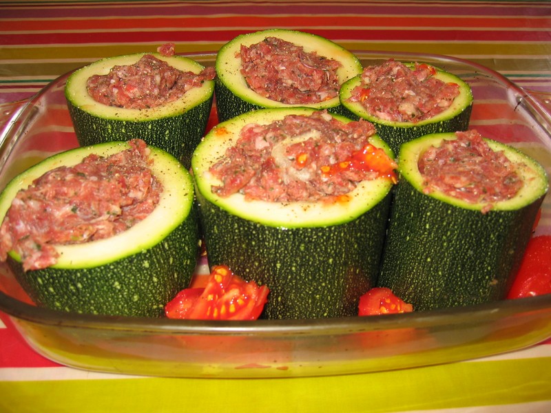 Courgettes farcies