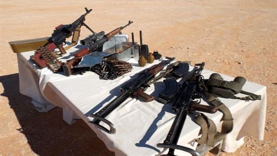 Une importante cache d'armes et de munitions découverte par les forces de l'ANP à Béjaïa (MDN)