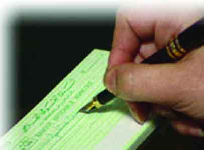 Obligation du paiement par chèque