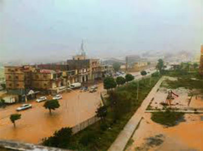 Les pluies diluviennes suivies de chutes de grêle ont causé des dégâts