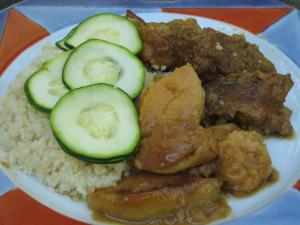 Sauté de viande aux coings