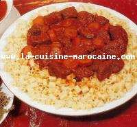 Pâtes Algériennes à la viande