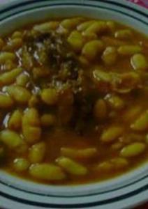 Haricots Blancs à la viande