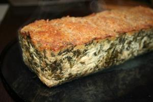 Gratin d'épinards