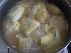 Choux farci à la viande- Dolma Krombet