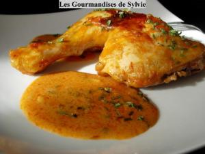 Poulet en sauce