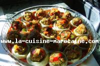 Langues aux olives farcies