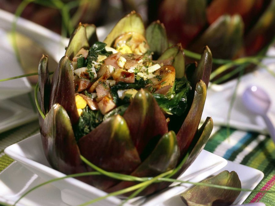 Artichauts farcis