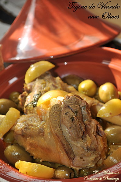 Viande aux olives