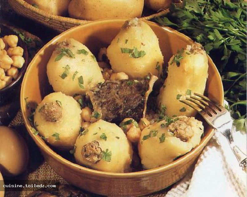 Pommes de terre farcies- Dolma batata