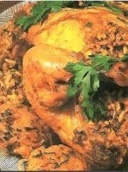 Poulet farci à l'algérienne
