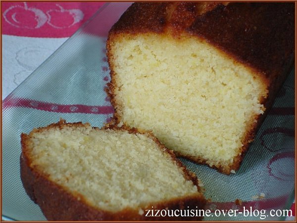 Cake au citron et au gingembre