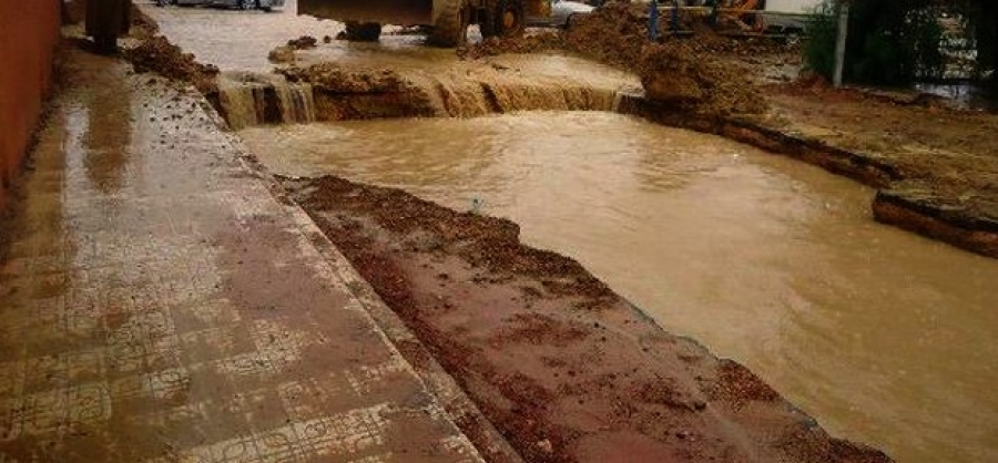 Fortes rafales de vent à Batna