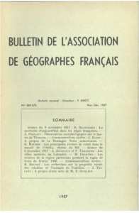 Observations morphologiques sur le bassin de Tlemcen