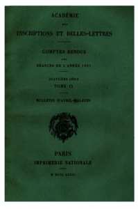 Une inscription arabe trouvée à Tlemcen publiée par M. Ch. Brosselard