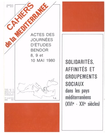 Structures sociales et choix matrimoniaux de l'aristocratie locale dans la région de Tlemcen au milieu du XIXe siècle