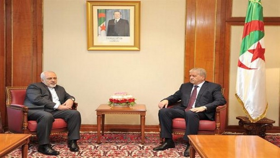 Sellal reçoit le ministre iranien des Affaires étrangères