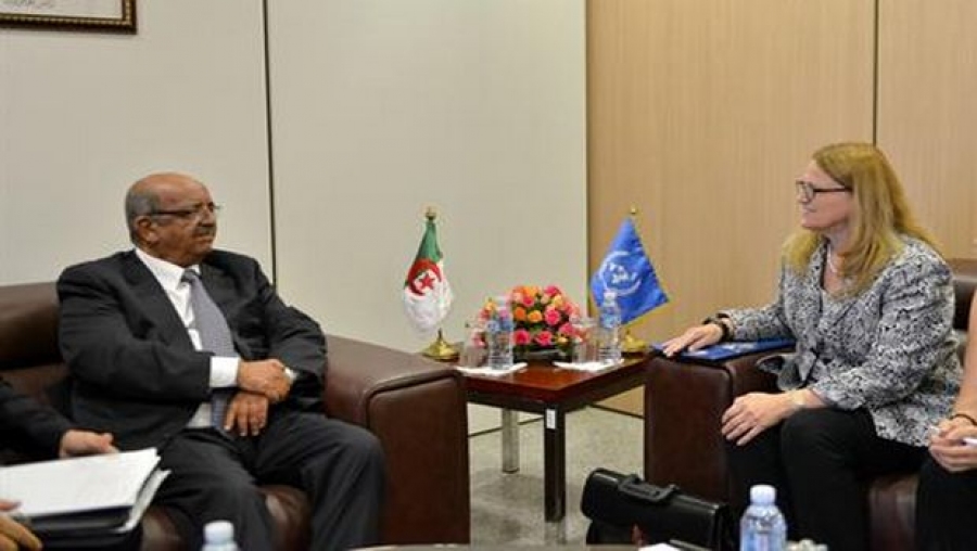 Abdelkader Messahel s'entretient avec la DG de l'UNICRI