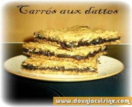 Carrés aux dattes