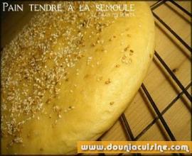 Pain tendre à la semoule