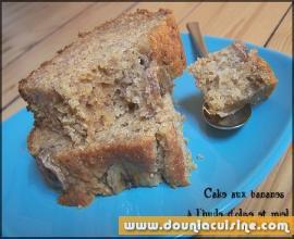 Cake aux Bananes, à l'huile d'olive et miel