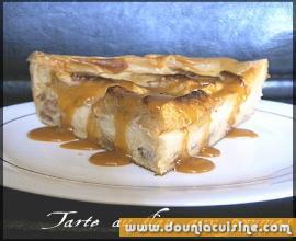 Tarte aux flan aux pommes