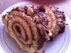 Bûche Mangue-chocolat