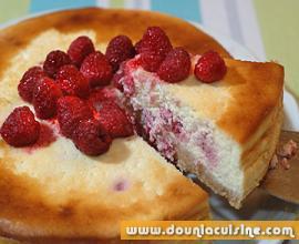 Cheesecake aux framboises