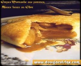 Crêpes Normande, Sauce douce au cidre