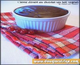 Crème dessert au chocolat