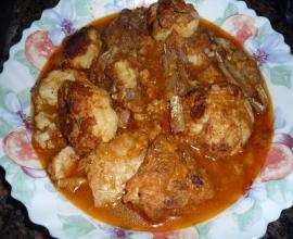 Chou fleur au poulet