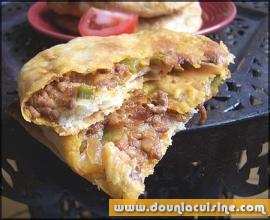 Msemens farcis ou Mhajebs au four