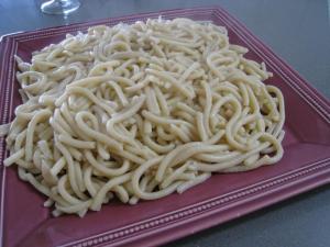 Des pates spaghettis