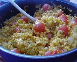 Risotto aux deux tomates