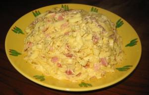 Tagliatelles à la carbonara