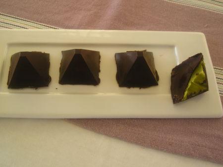 Pyramides au chocolat