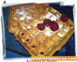 Gaufres croustillantes et légères