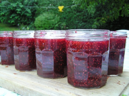 Confiture de framboises