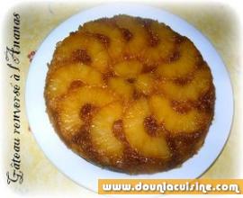 Gâteau renversé à l'Ananas