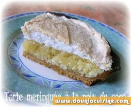 Tarte meringuée à la Noix de coco