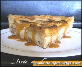 Tarte aux flan aux pommes