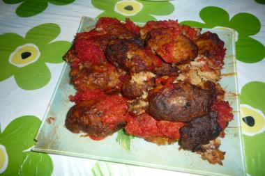 Croquettes aux choux fleurs et à la viande hachée