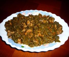 Hmisse a l'épinard du chef kamel