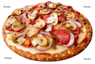 Pizza aux champignons