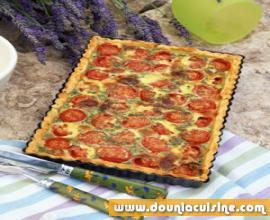 Tarte sablée a la tomate